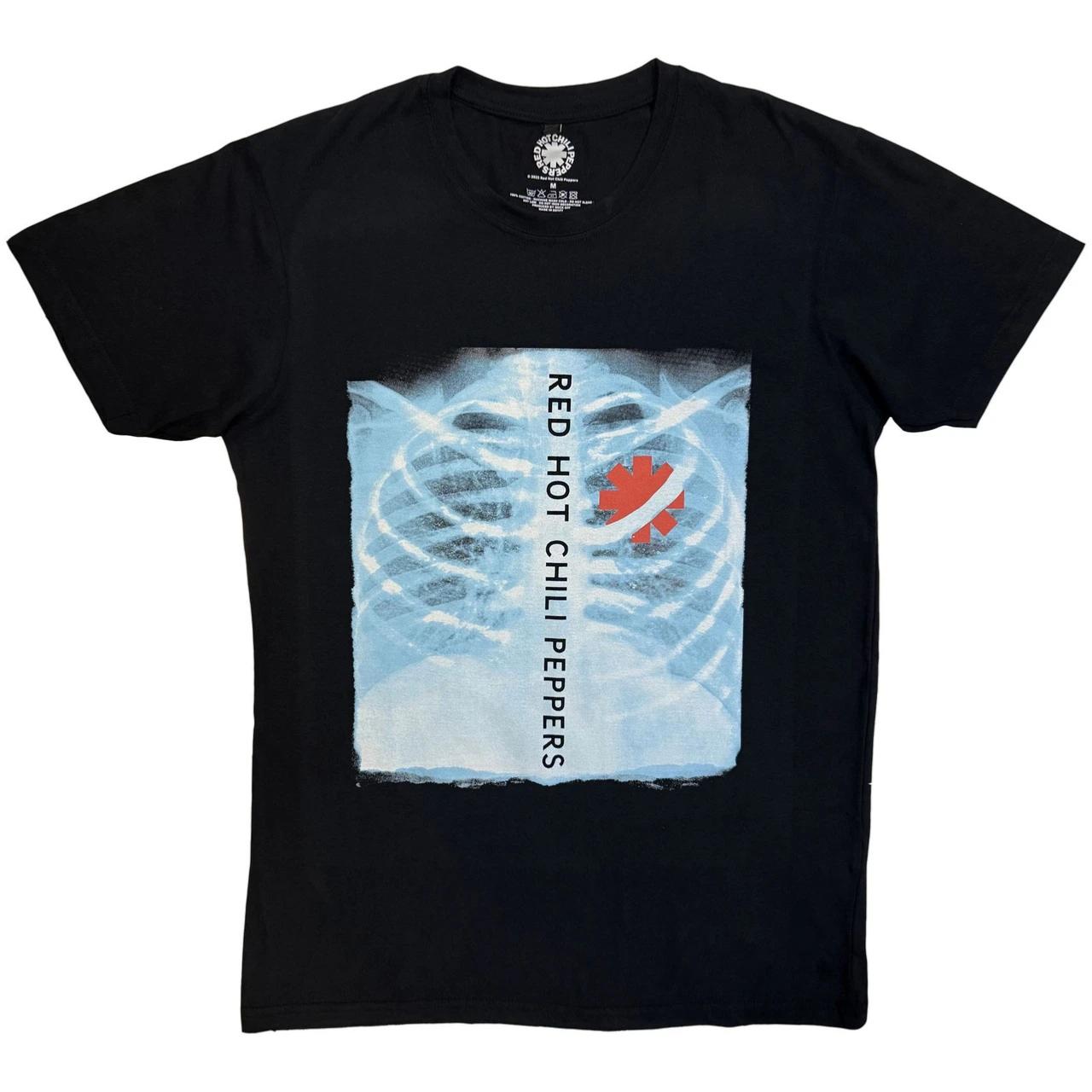 Red Hot Chili Peppers Unisex Premium Carbon T-Shirt: X-Ray (Black) RHCP 9