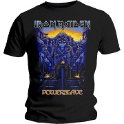  IRON MAIDEN UNISEX TEE: DARK INK POWERSLAVES IRON MAIDEN 5