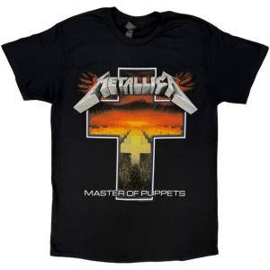 Metallica Unisex T-Shirt: Master of Puppets Cross (Black) METALLICA 16