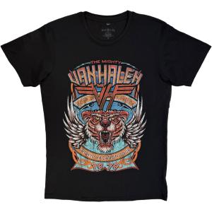 Van Halen Unisex Premium Carbon T-Shirt: World Tour (Black) VAN HALEN 2