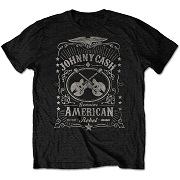  JOHNNY CASH UNISEX TEE: AMERICAN REBEL JOHNNY CASH 2