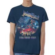   JUDAS PRIEST UNISEX T-SHIRT: PAINKILLER US TOUR 91 JUDAS 4