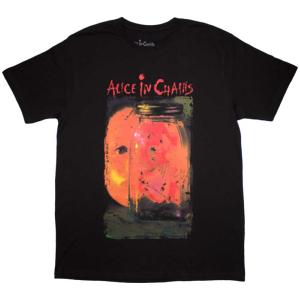 ALICE IN CHAINS UNISEX T-SHIRT: JAR OF FLIES (BLACK) (BACK PRINT) ALICE C2