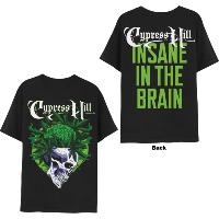 CYPRESS HILL UNISEX T-SHIRT: INSANE IN THE BRAIN (BACK PRINT)  CYPRESS H1