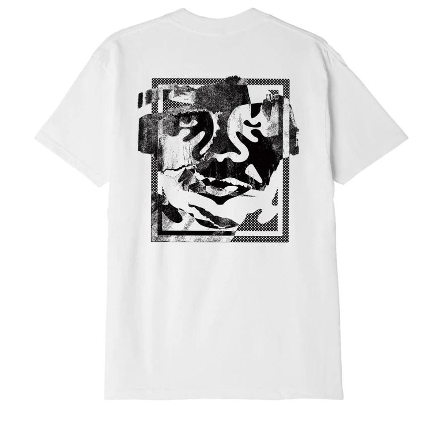 OBEY  TORN ICON FACE CLASSIC T-SHIRT  165263406W