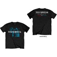 DEFTONES UNISEX T-SHIRT: STATIC SKULL (BACK PRINT) DEFTONES 4