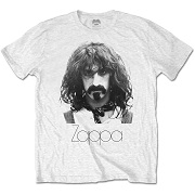  FRANK ZAPPA UNISEX TEE: THIN LOGO PORTRAIT FRANK ZAPPA  2