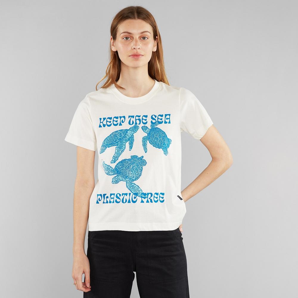 Dedicated T-shirt Mysen Plastic Free Off-White 19371