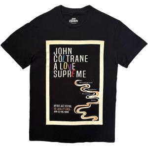 John Coltrane Unisex T-Shirt: A Love Supreme (Black) COLTRANE