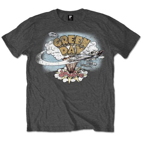   GREEN DAY UNISEX TEE: DOOKIE VINTAGE GREEN DAY 2