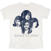  KINGS OF LEON UNISEX TEE: SILHOUETTE KINGS OF LEON 