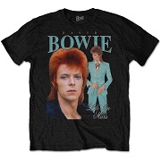  DAVID BOWIE UNISEX TEE: LIFE ON MARS HOMAGE   BOWIE 7